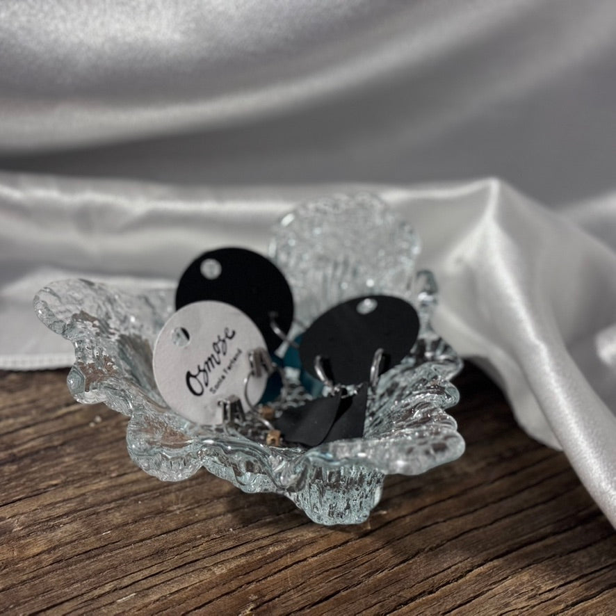 Finnish Art Glass Textured Bowl