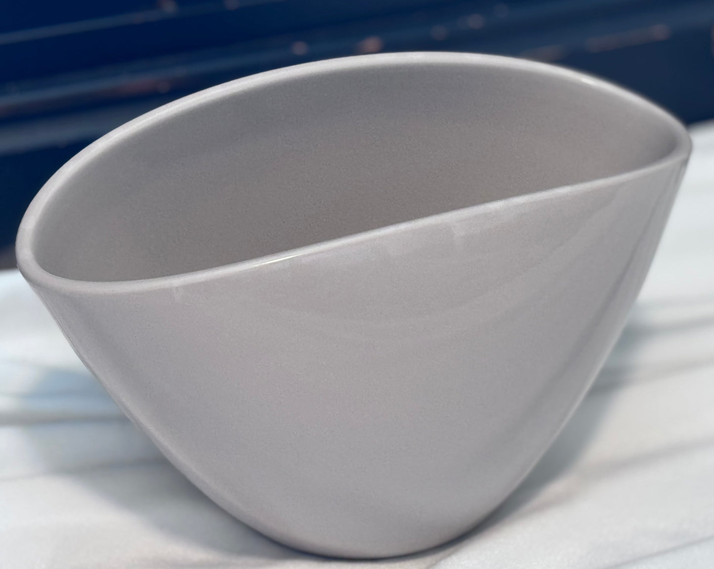 Beige and Green Planter/ Vase