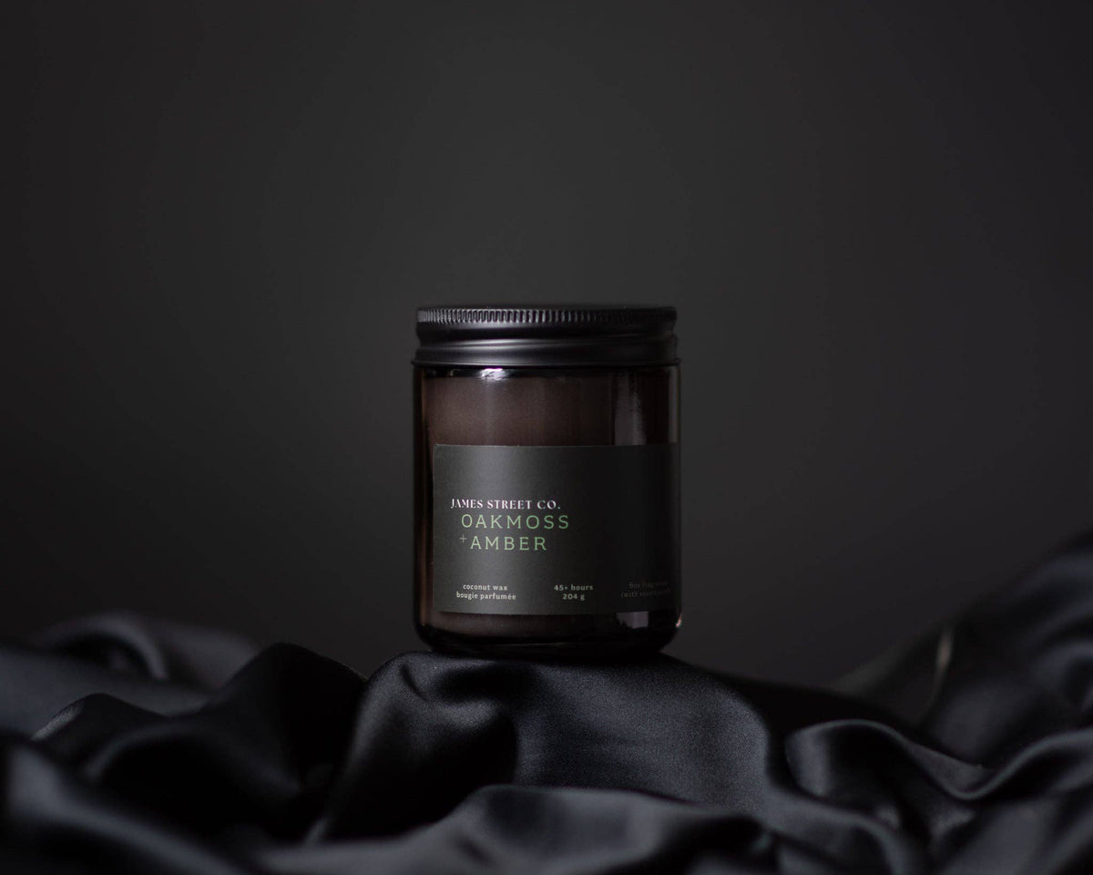 Oakmoss + Amber | Earthy, Amber, Soothing: 8oz