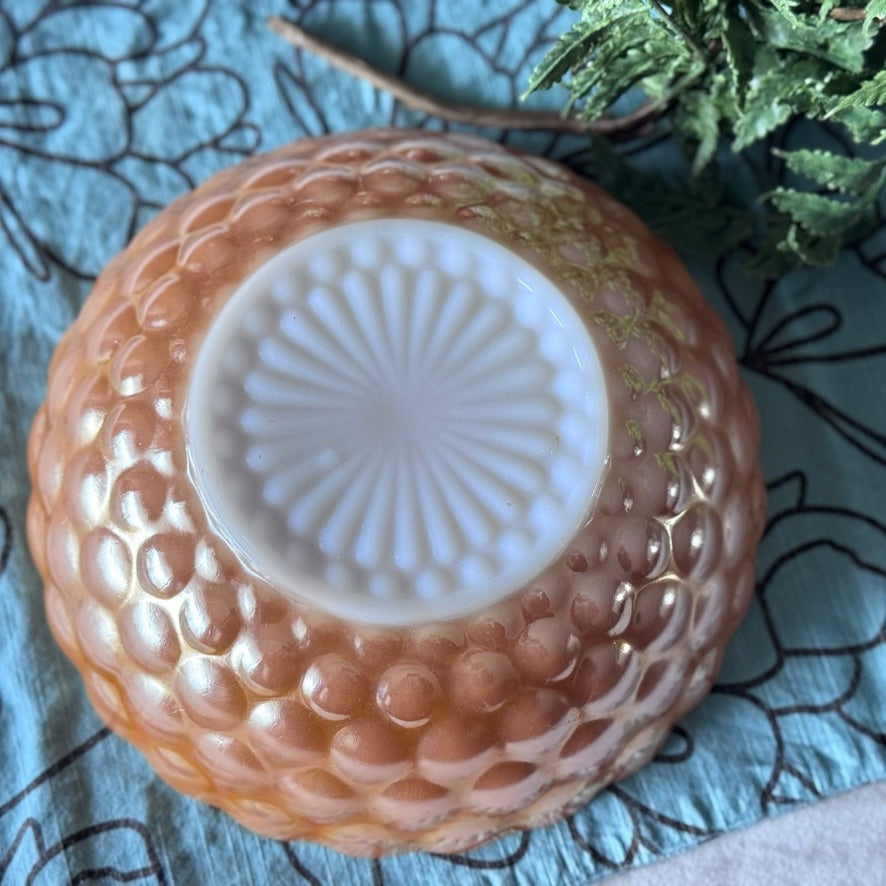 Anchor Hocking Peach Lustre Serving Bowl