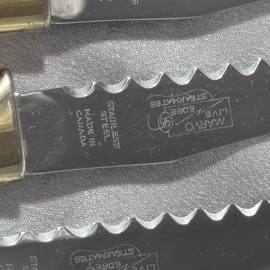 Marvo Stainless Steel Steak Knives