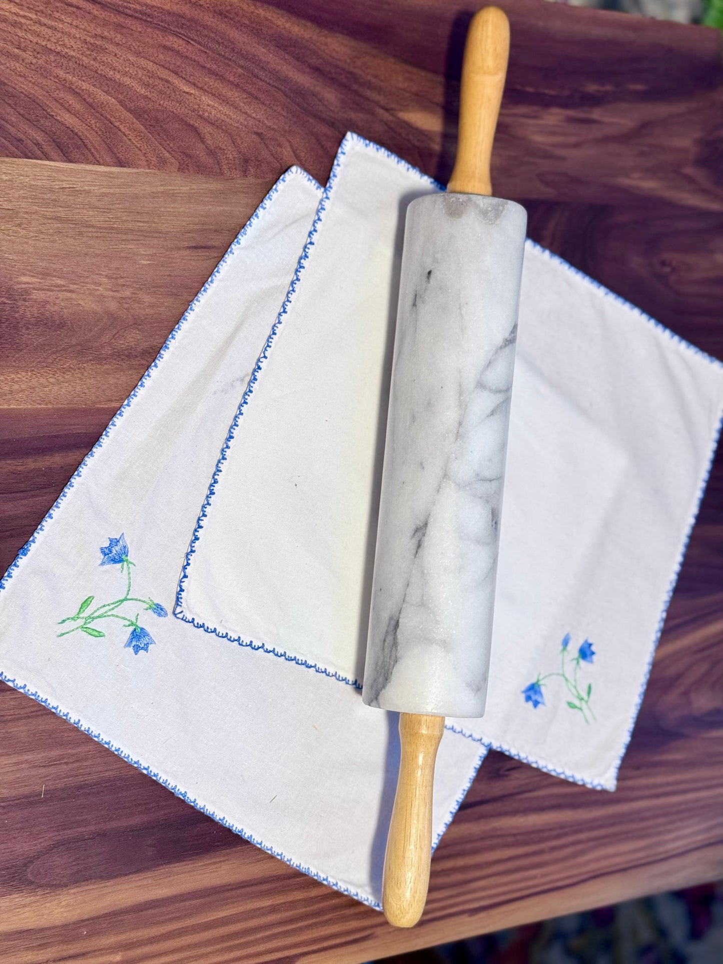 Vintage Marble Rolling Pin