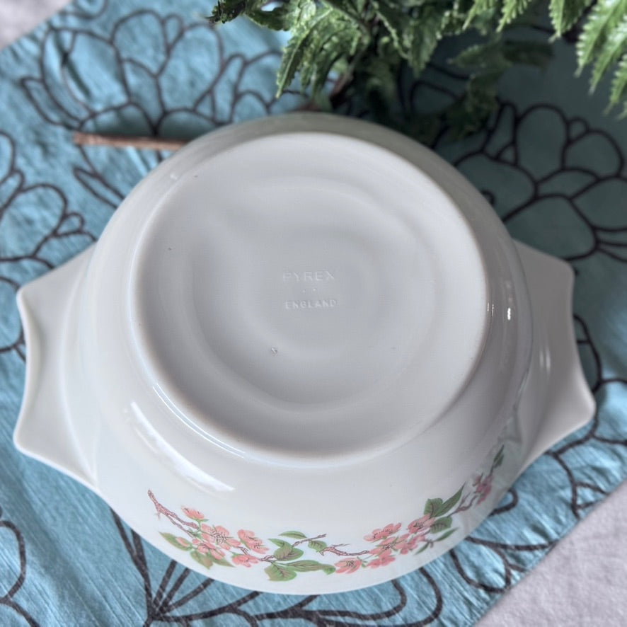 PYREX 'Cherry Blossom' Round Casserole Dish