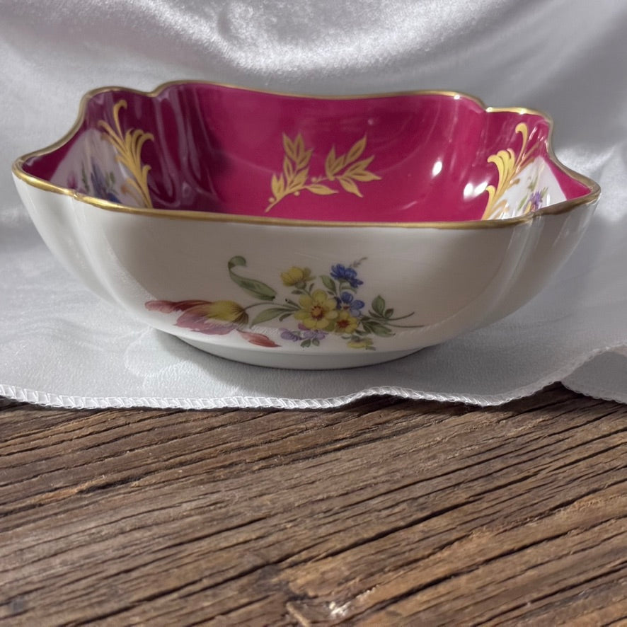 Limoges France Square Bowl