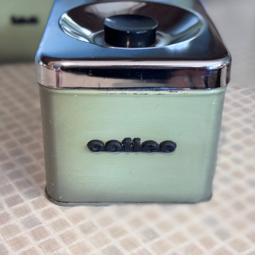 The Queen Line Green Canister Set