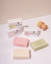 Ebb & Flow Solid Soap Dish Bar - Bergamont & Sage