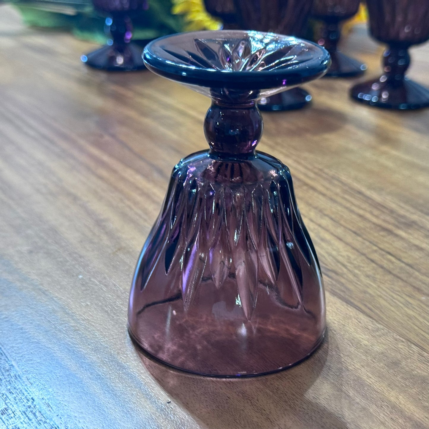 Moroccan Amethyst Hazel Atlas Goblets