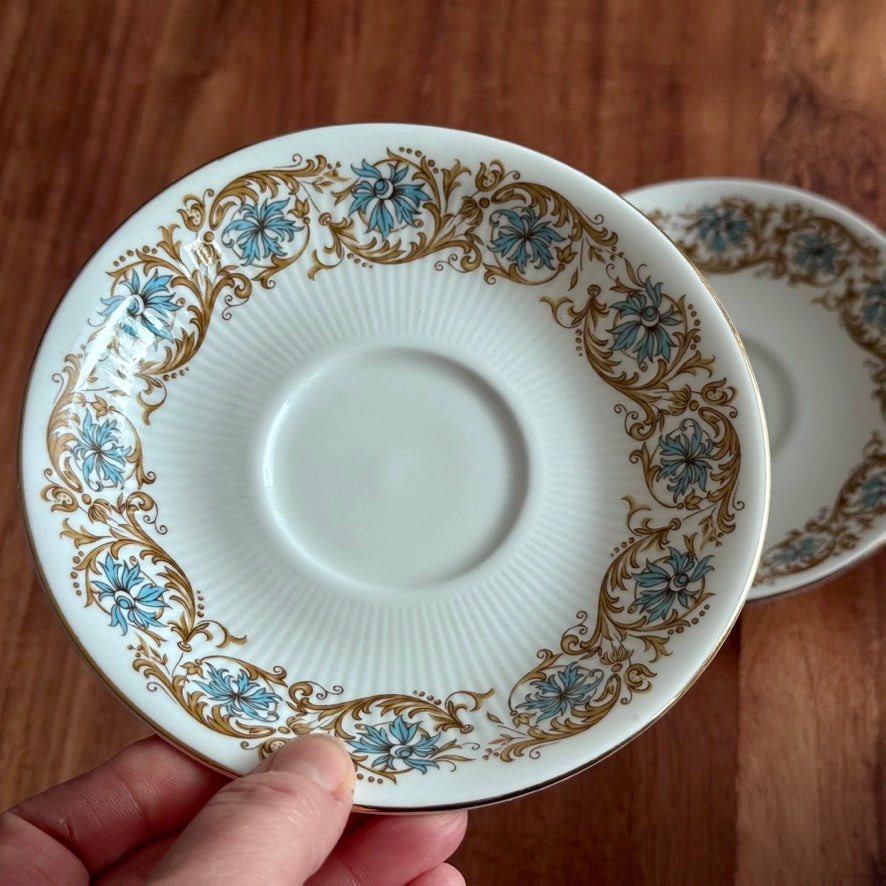 Royal Standard Bone China Saucers & Sugar Dish