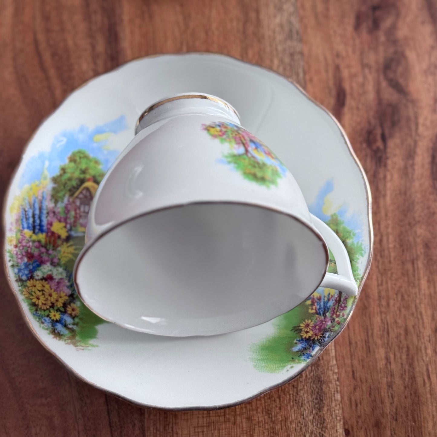 Melba England Teacup & Saucer