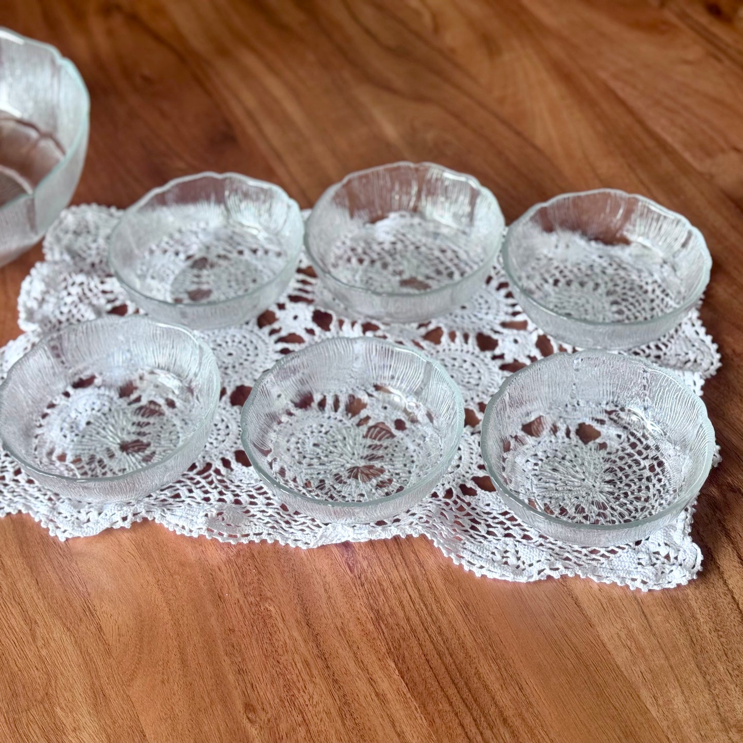 Arcoroc 'Fleur' Dessert/Salad Bowls