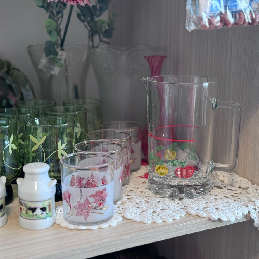 Italian Glass Pitcher