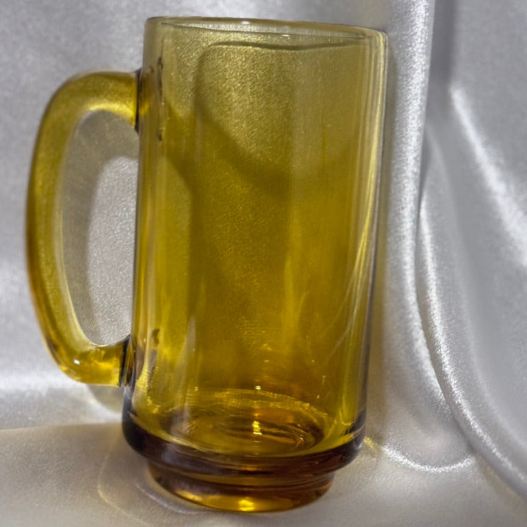 Amber Glass Mugs