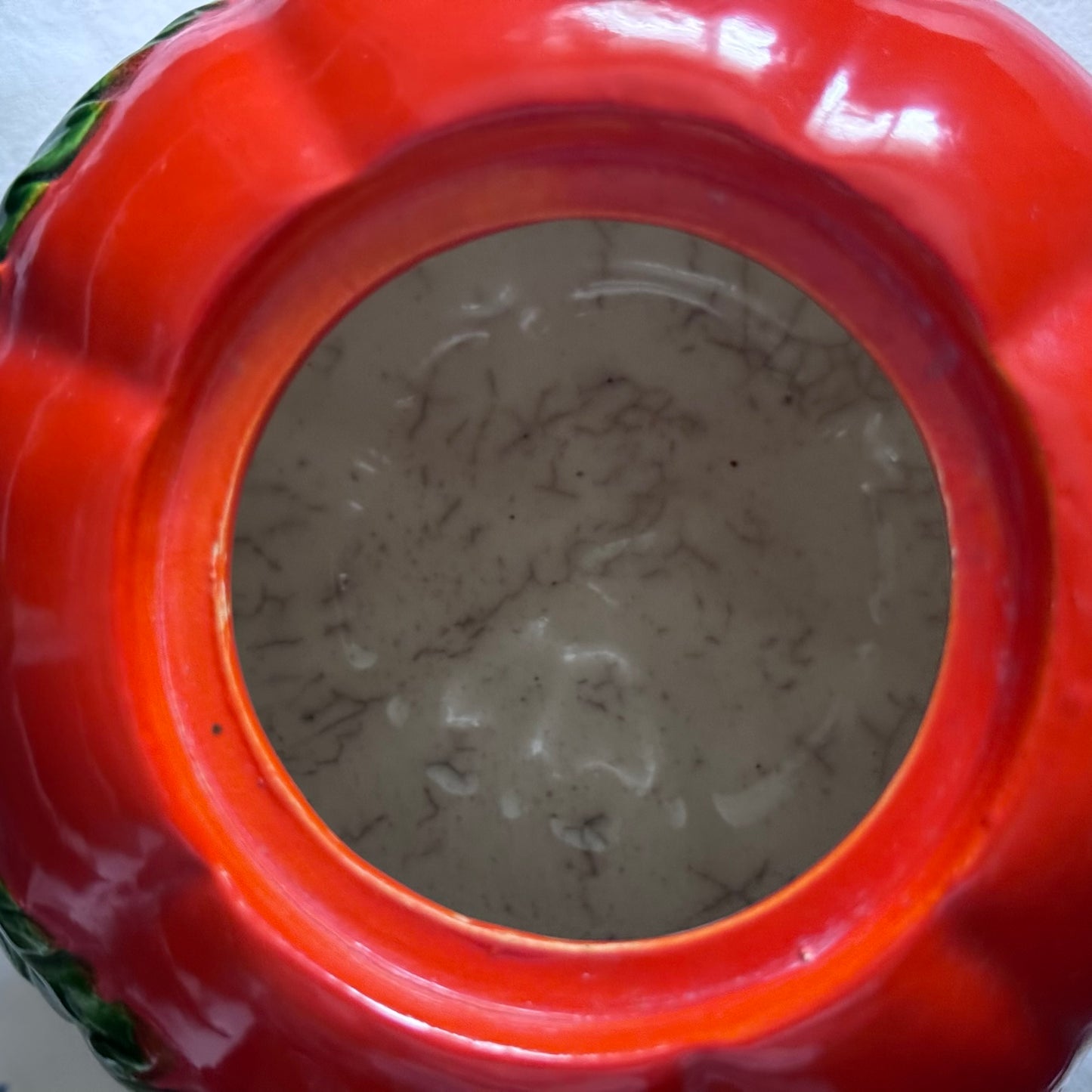 Tomato Tea Pot & Tomato Leaf Plate
