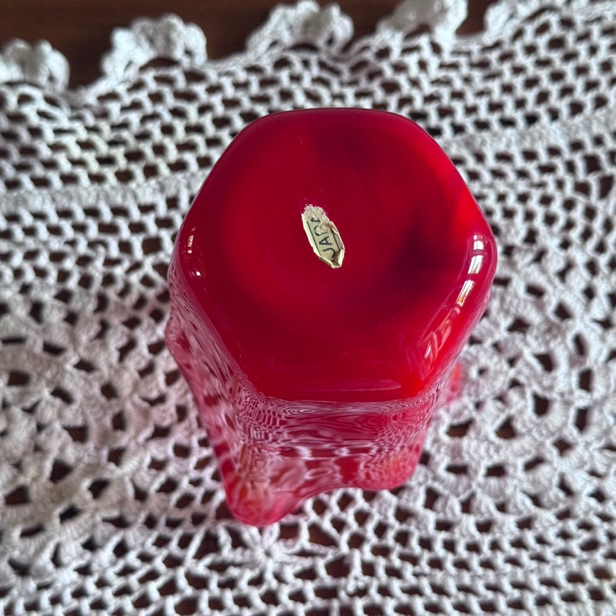 Japanese Swung Art Glass Vase