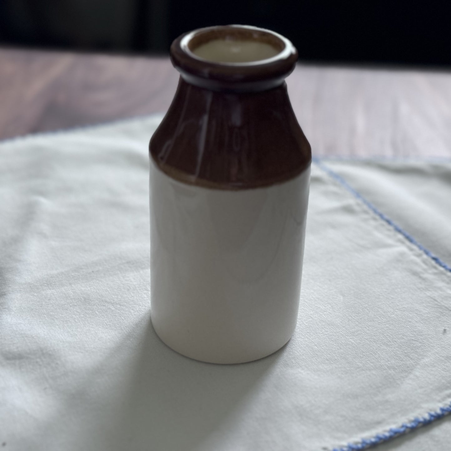 Mint Sauce Mini Pottery Crock