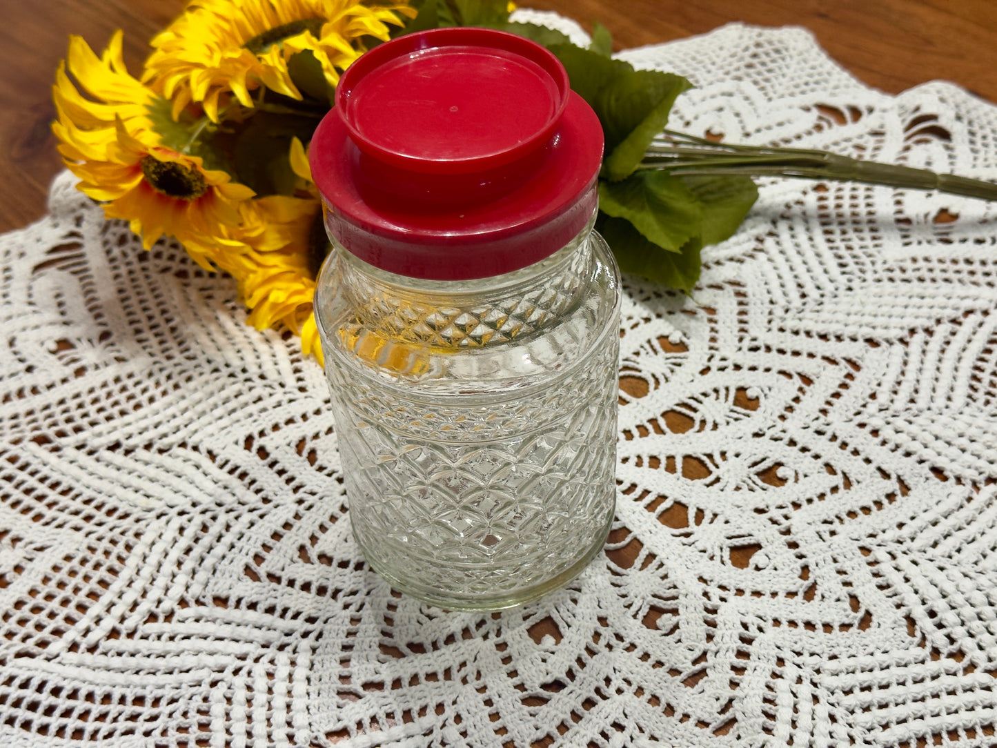 Anchor Hocking Wexford Glass Storage Jar