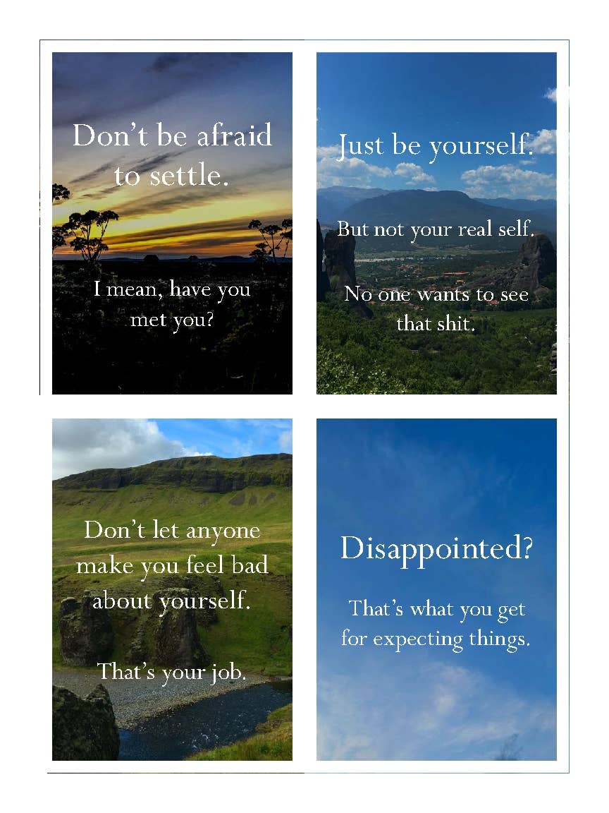 Disappointing Affirmations Sticker Book