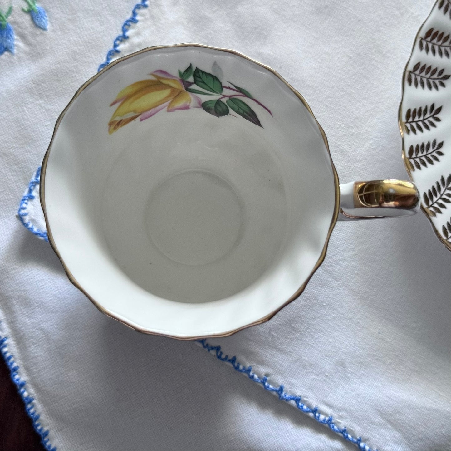 Queen Anne Tea Cup and Saucer