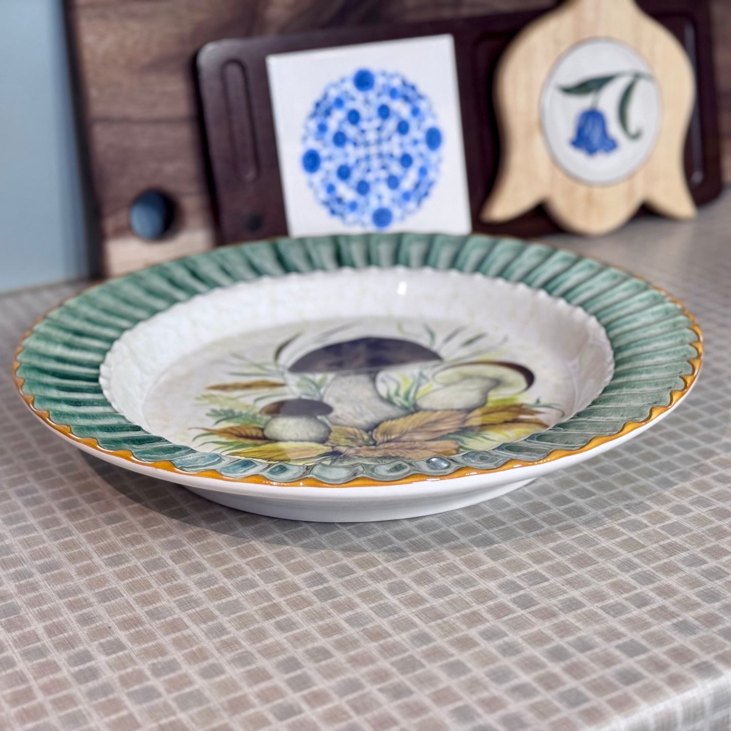 Ceramica Due Torri Mushroom Serving Bowl