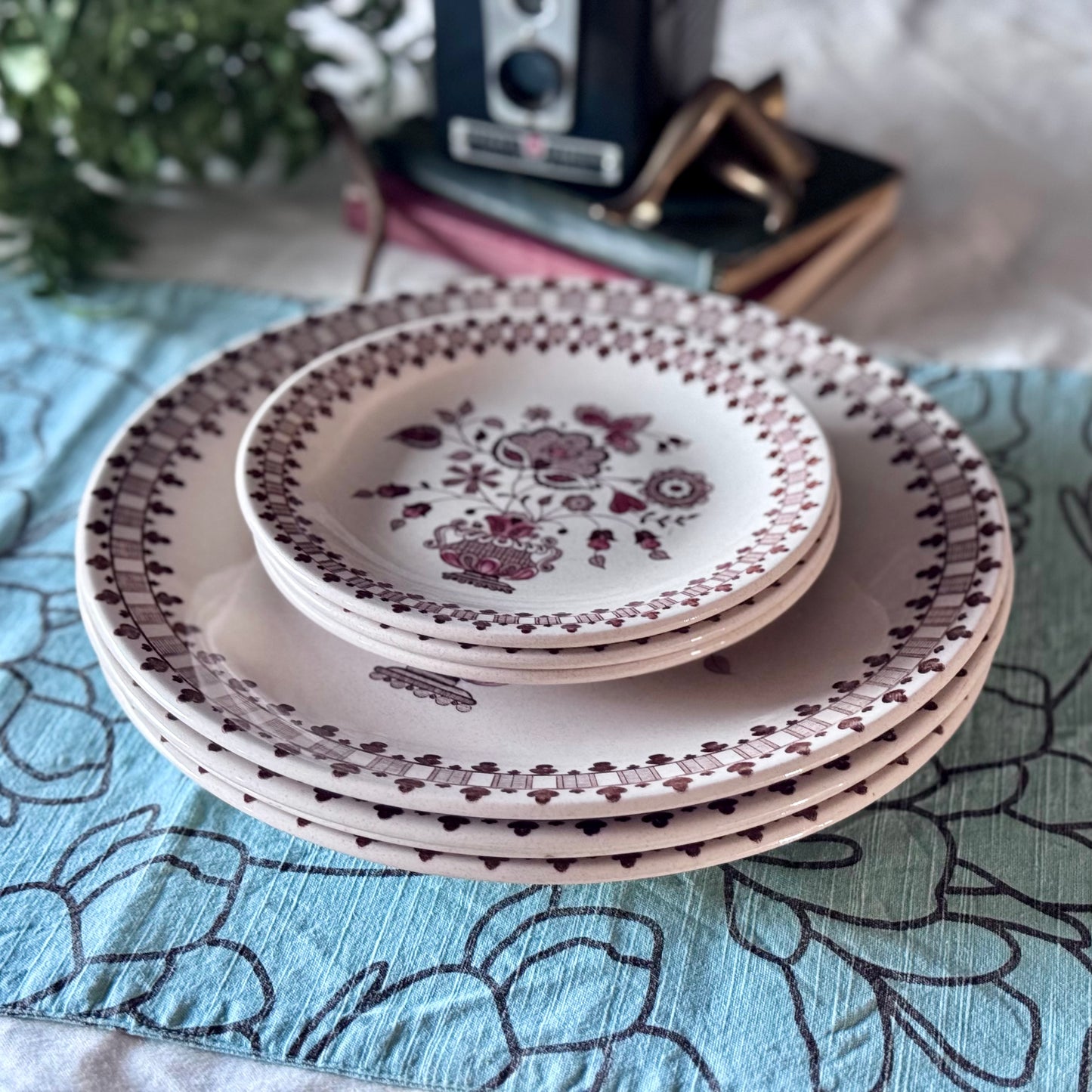 Johnson Brothers Old Granite 'Jamestown' Plates