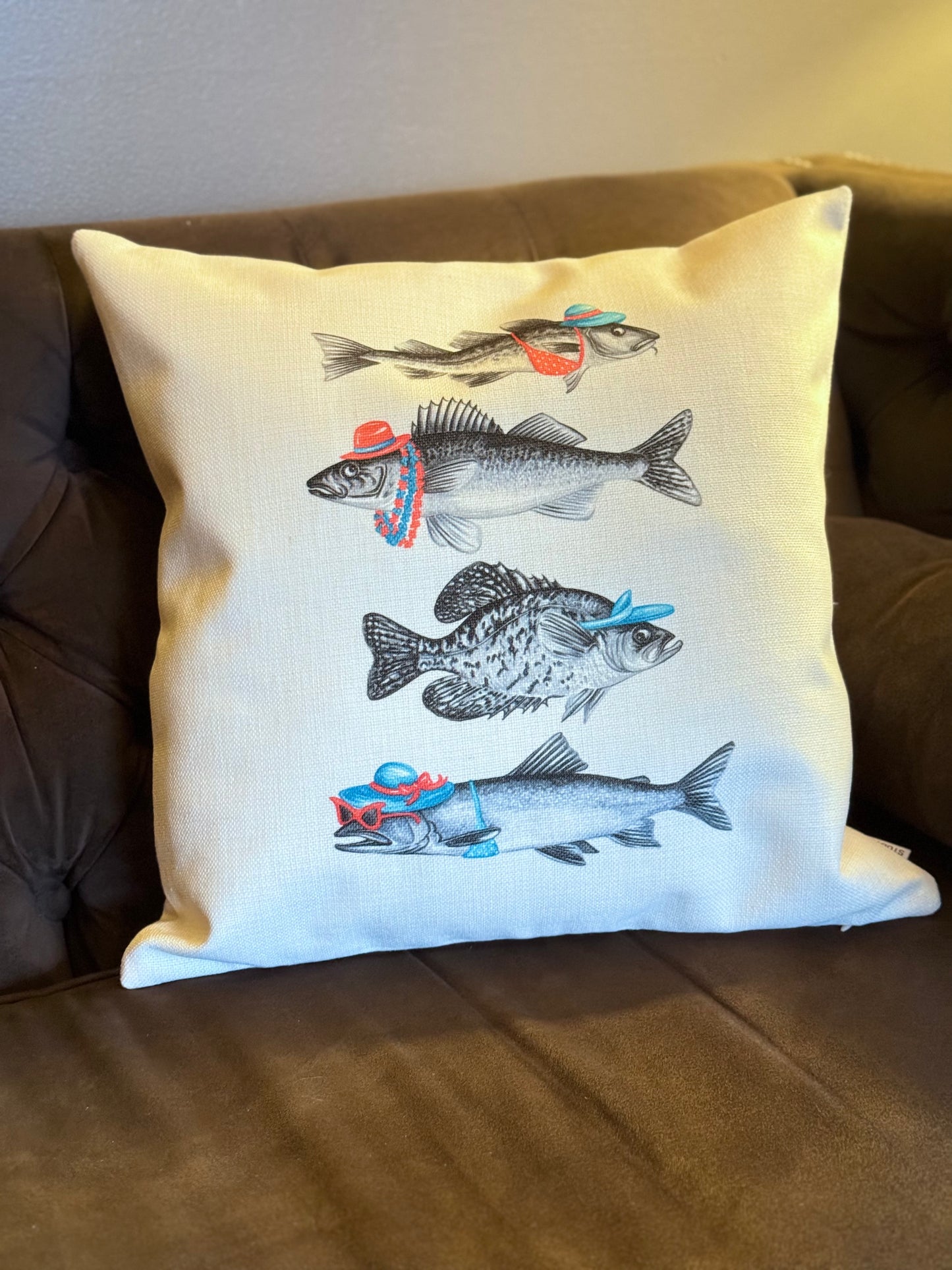 Fish Pillow Cover