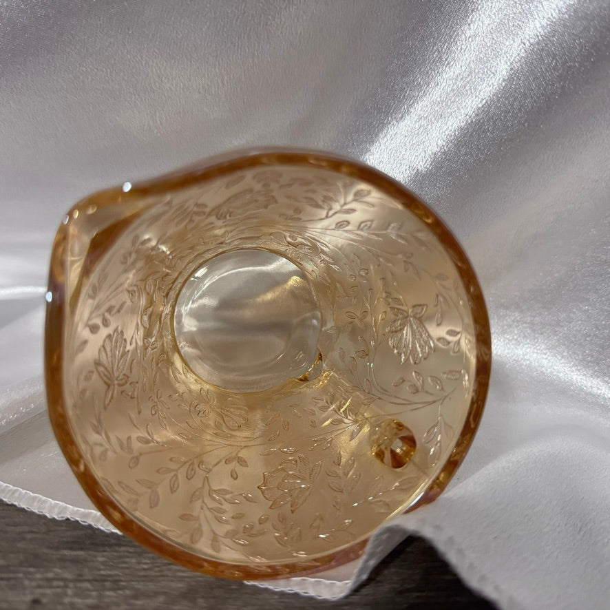 Jeannette Glass Cream and Sugar