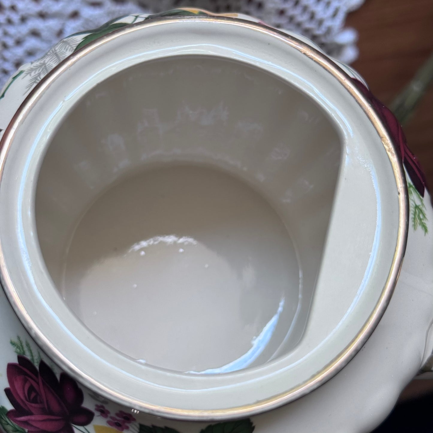 Sadler England Rose Teapot
