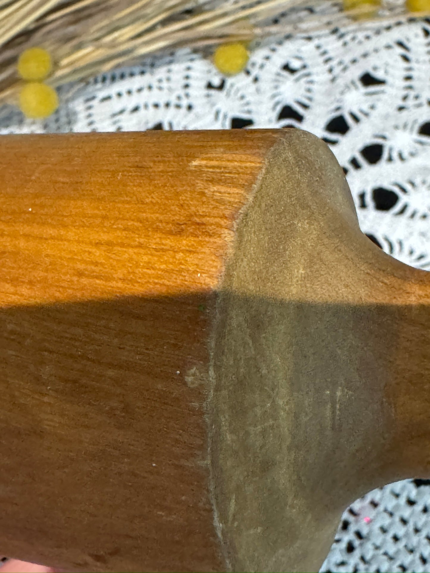 One Piece Wood Rolling Pin