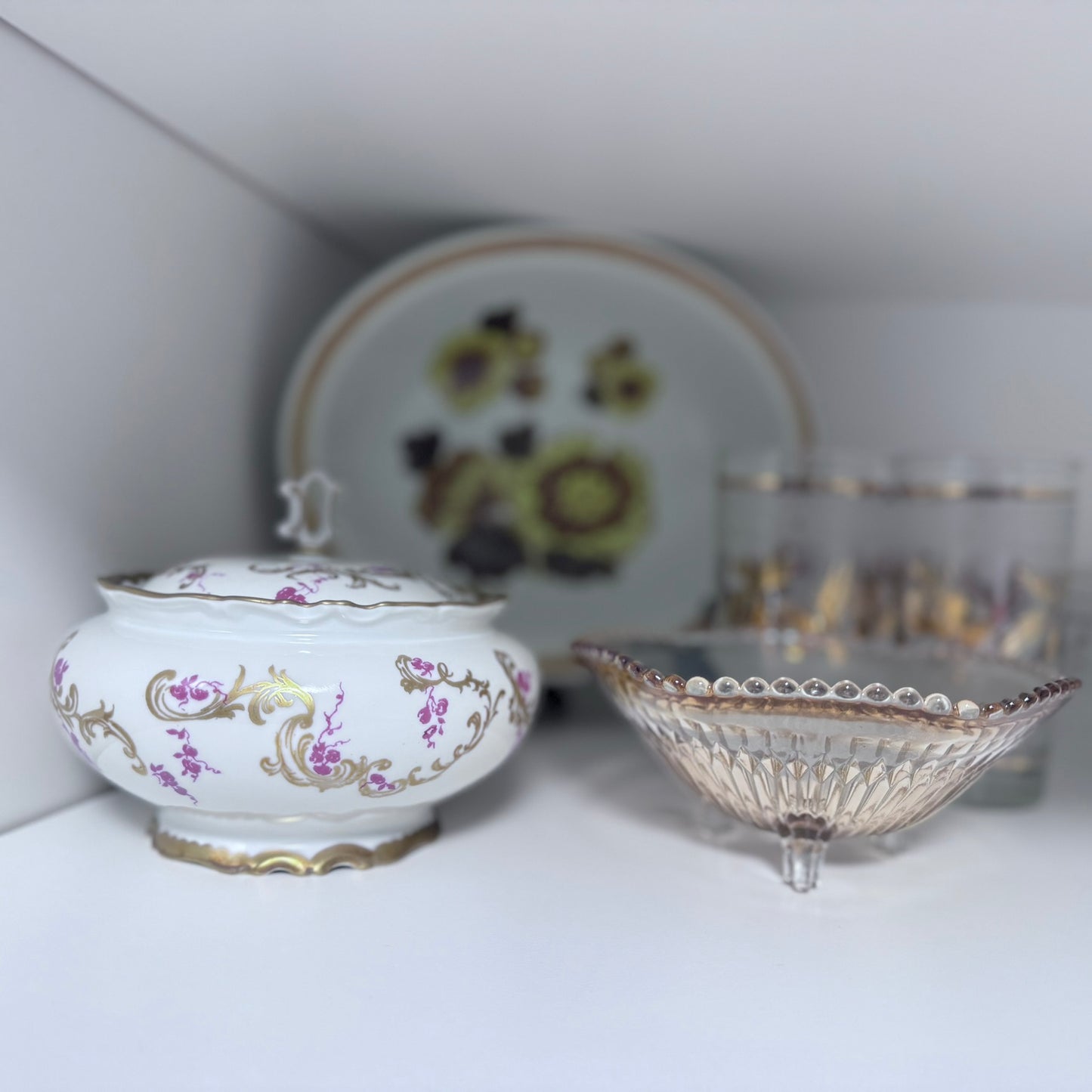 Reichenbach Gold Gilded Candy Dish