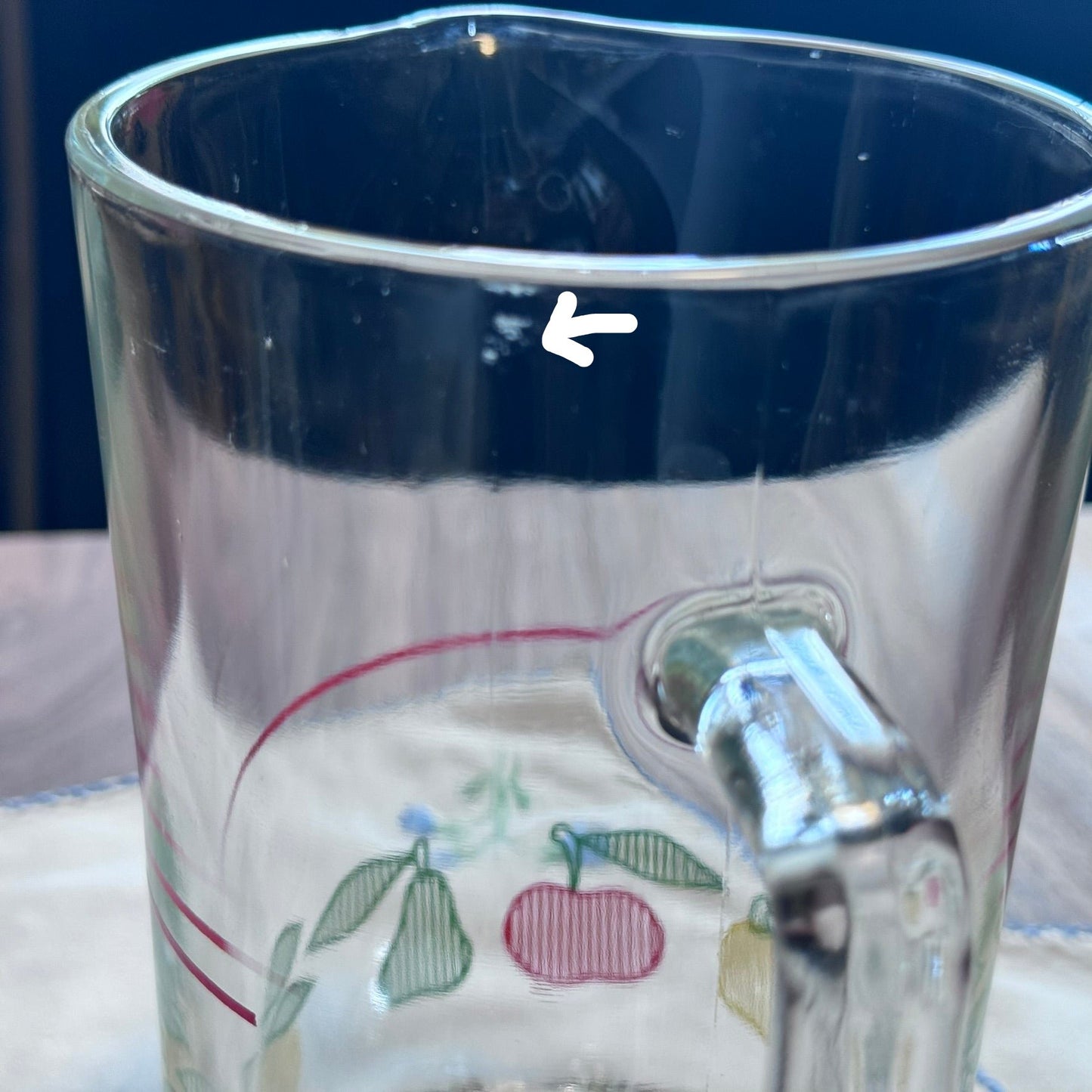 Italian Glass Pitcher