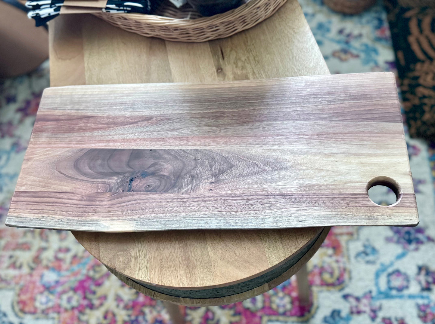 Large Live Edge Walnut Cutting Board