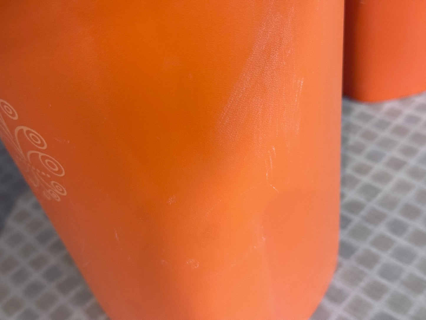 Harvest Orange Servalier Tupperware Canister Set