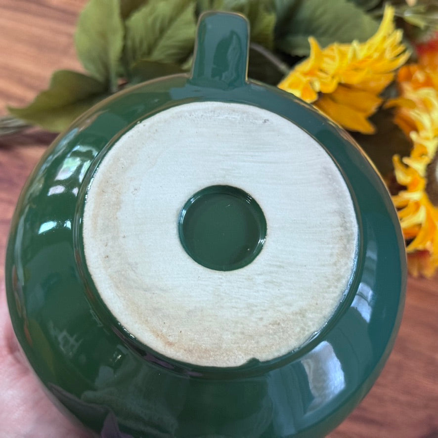 Porcelain Green Glazed Teapot