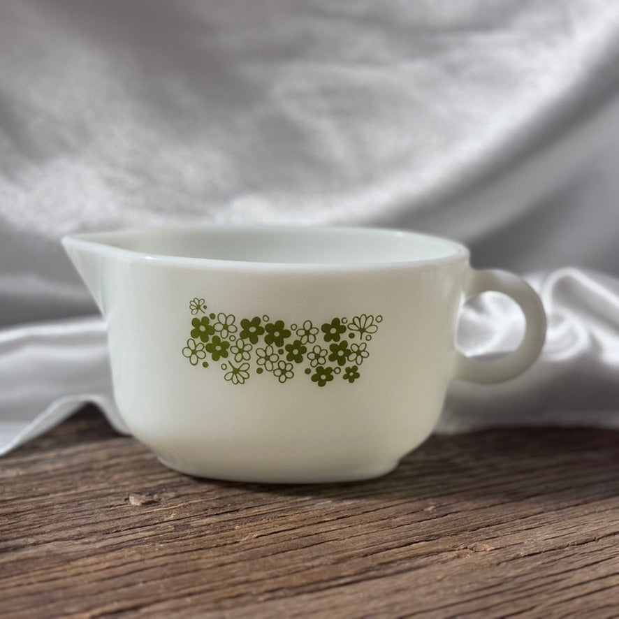 PYREX Green Spring Blossom Gravy Boat