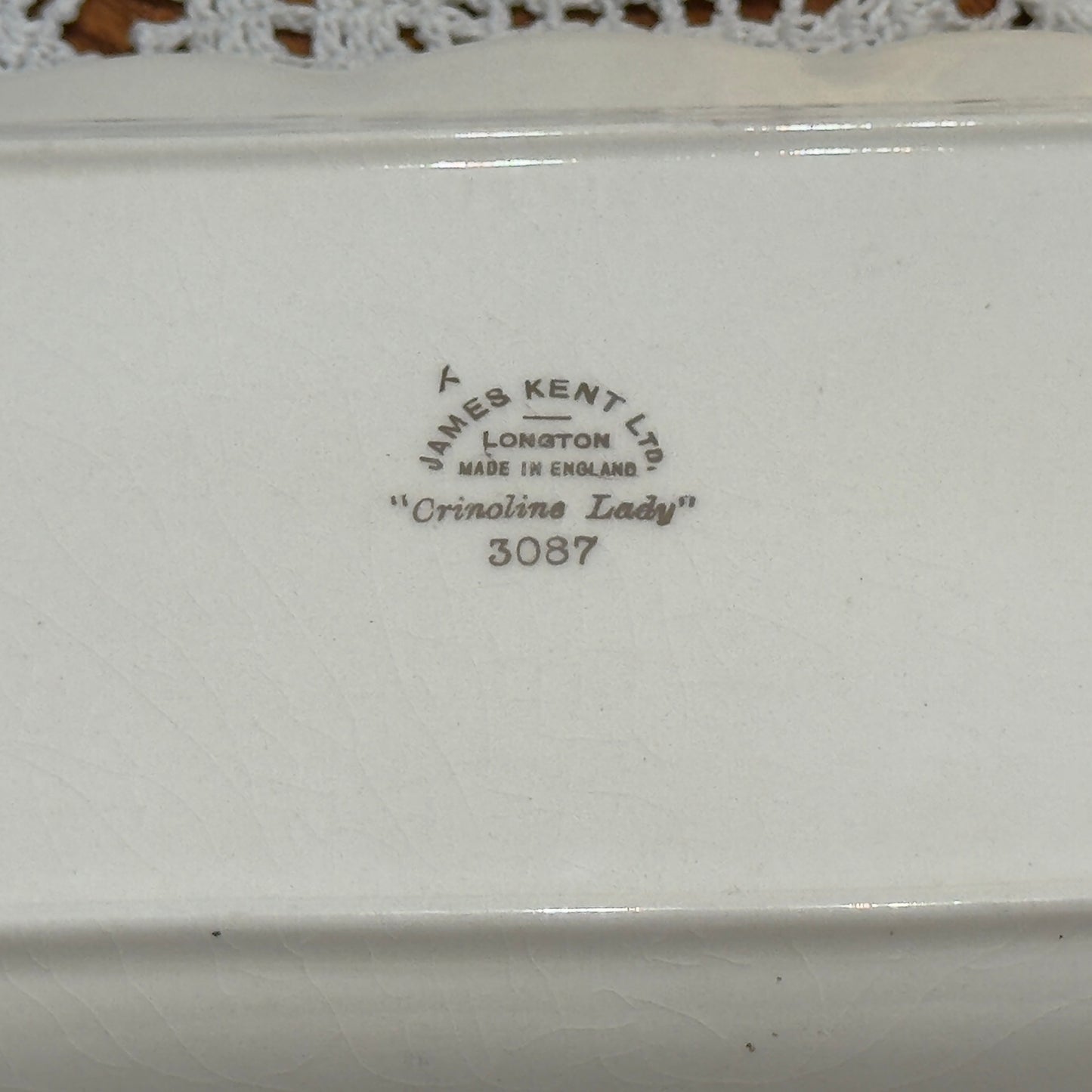 James Kent England 'Crinoline Lady' Tray