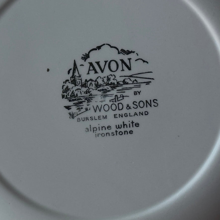 Wood & Sons Burslem England Plate