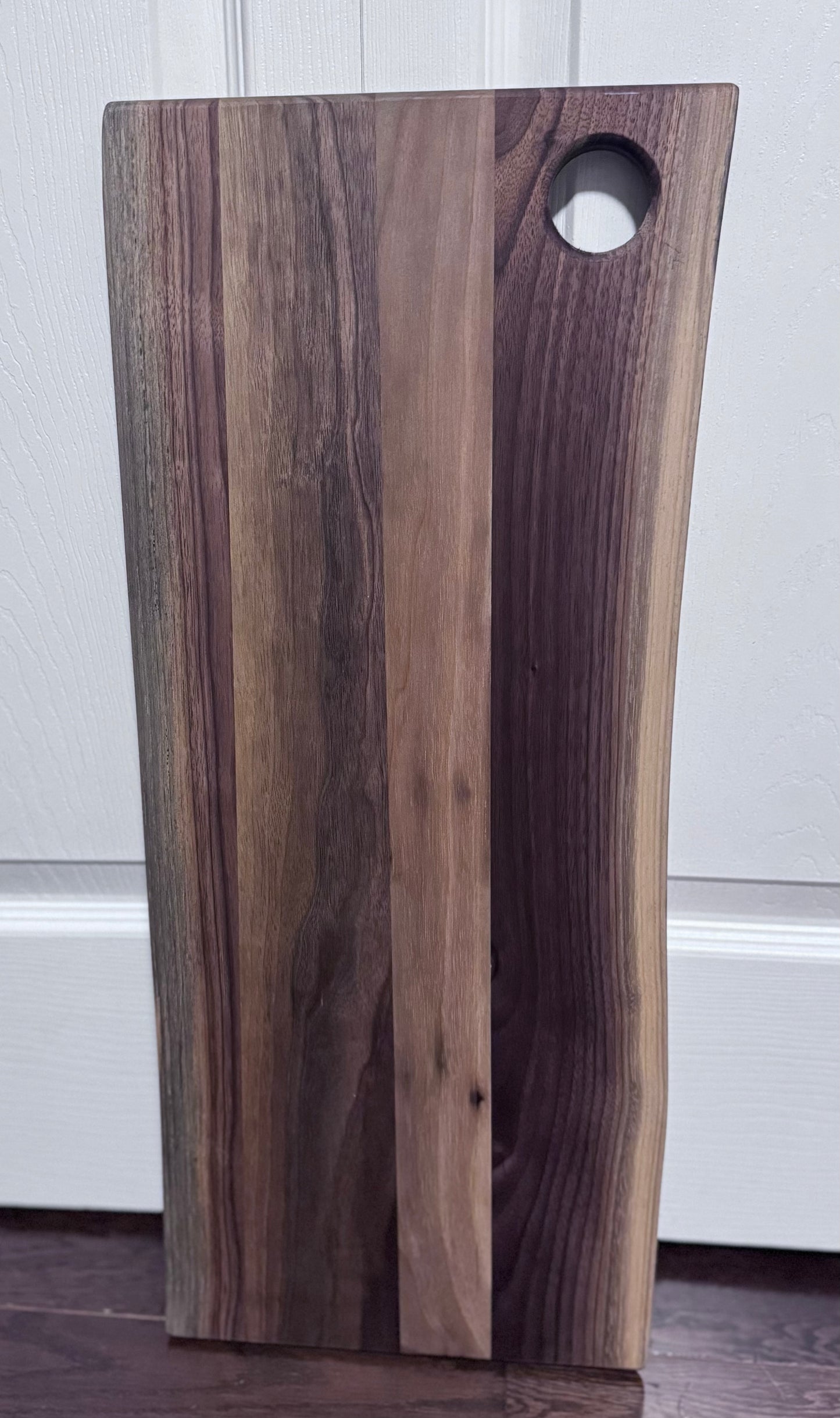 Large Live Edge Walnut Cutting Board