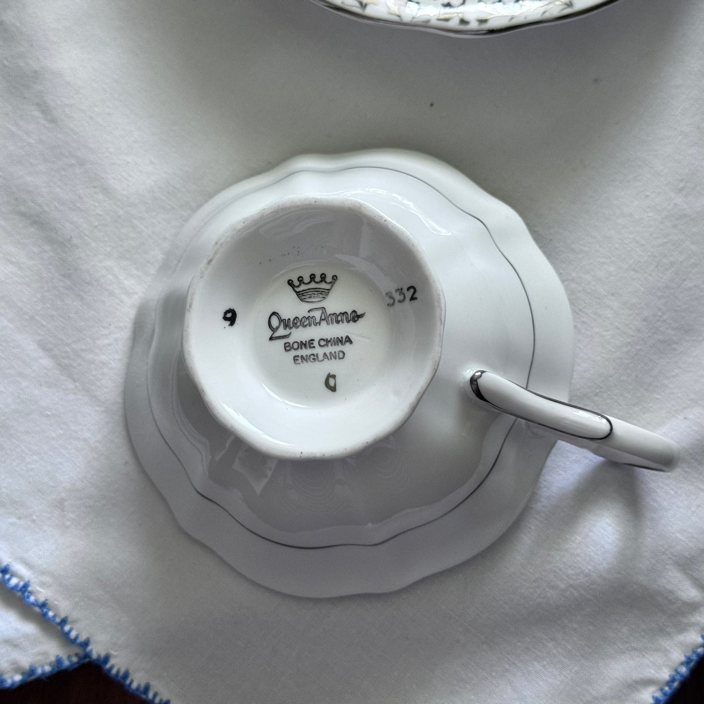 Queen Anne Wedding Anniversary Tea Cup and Saucer