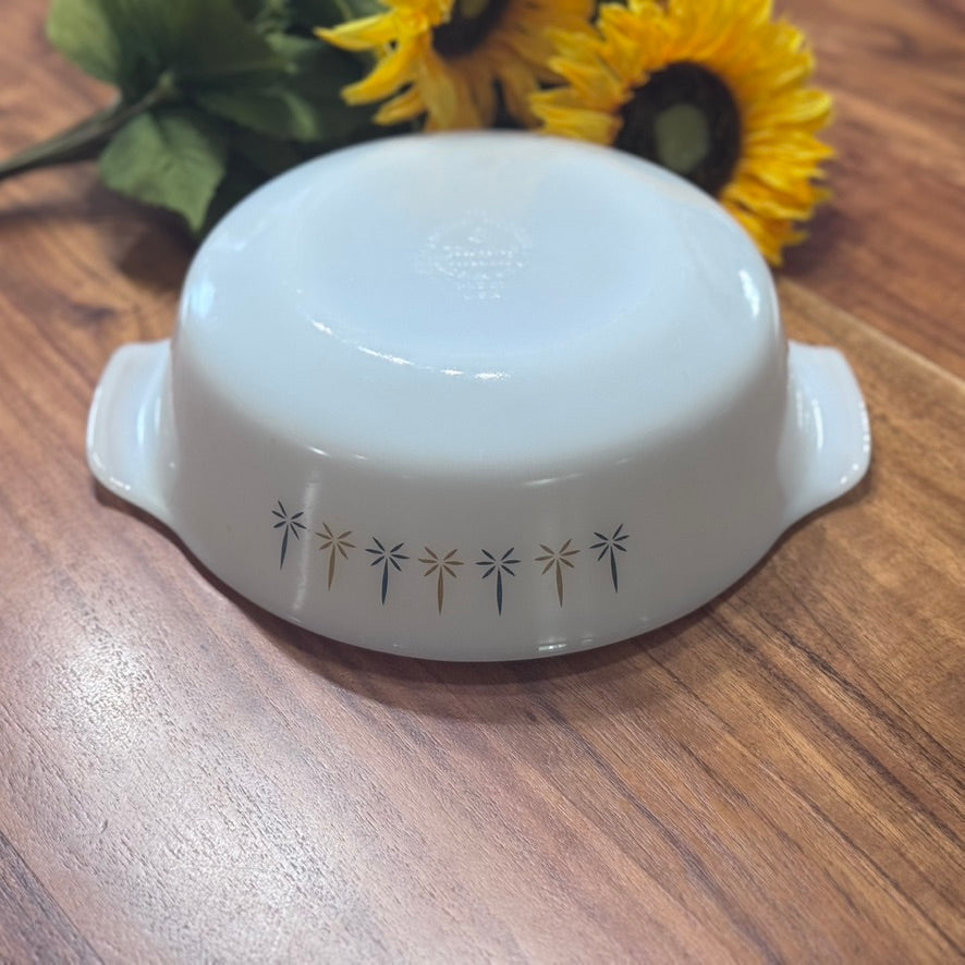 Anchor Hocking Fire King Candle Glow Casserole Dish
