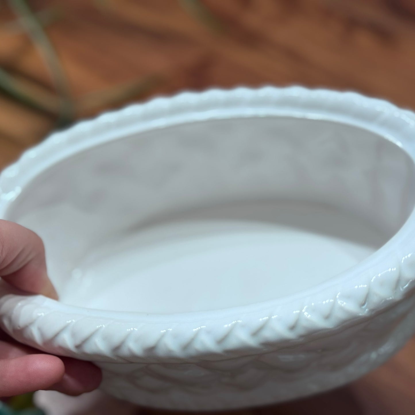 Vintage Lidded Ceramic Fruit Bowl/Storage Container