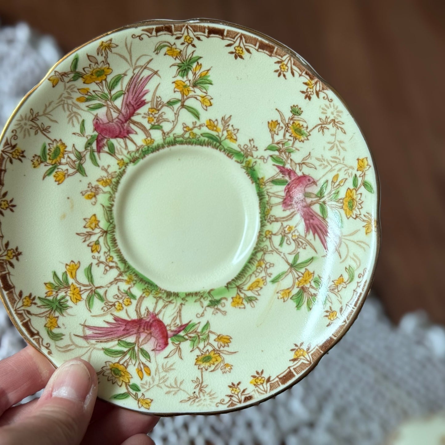 Melba 'Princess' Fine Bone China Teacup and Saucer Set