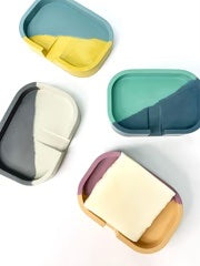 Ebb & Flow Soap Dish - Lilac/orange