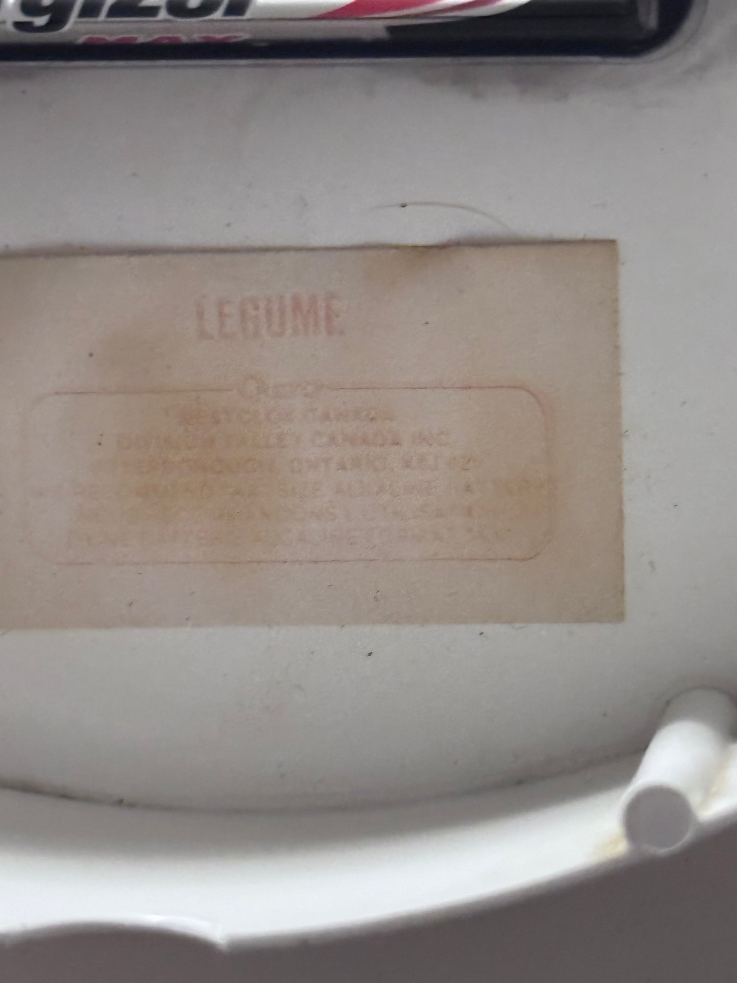 Westclox Quartz Canada Legume Wall Clock