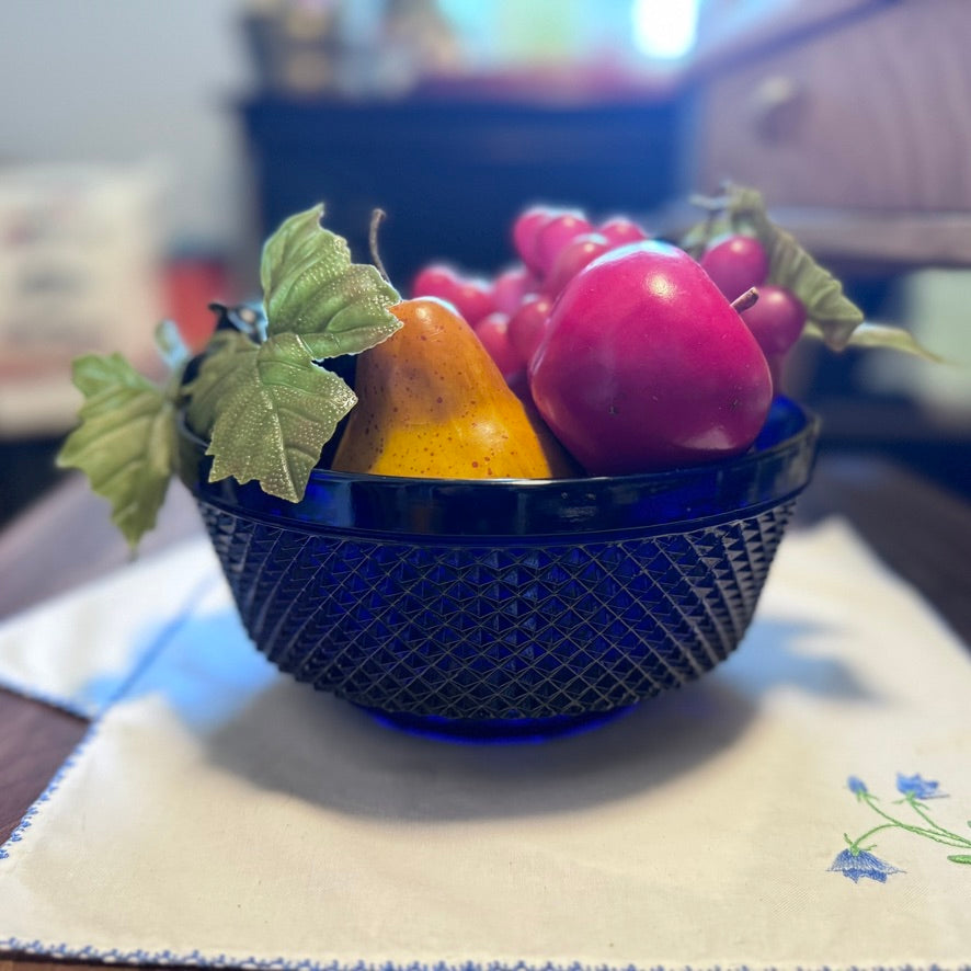 Cobalt Blue Serving/Fruit Bowl