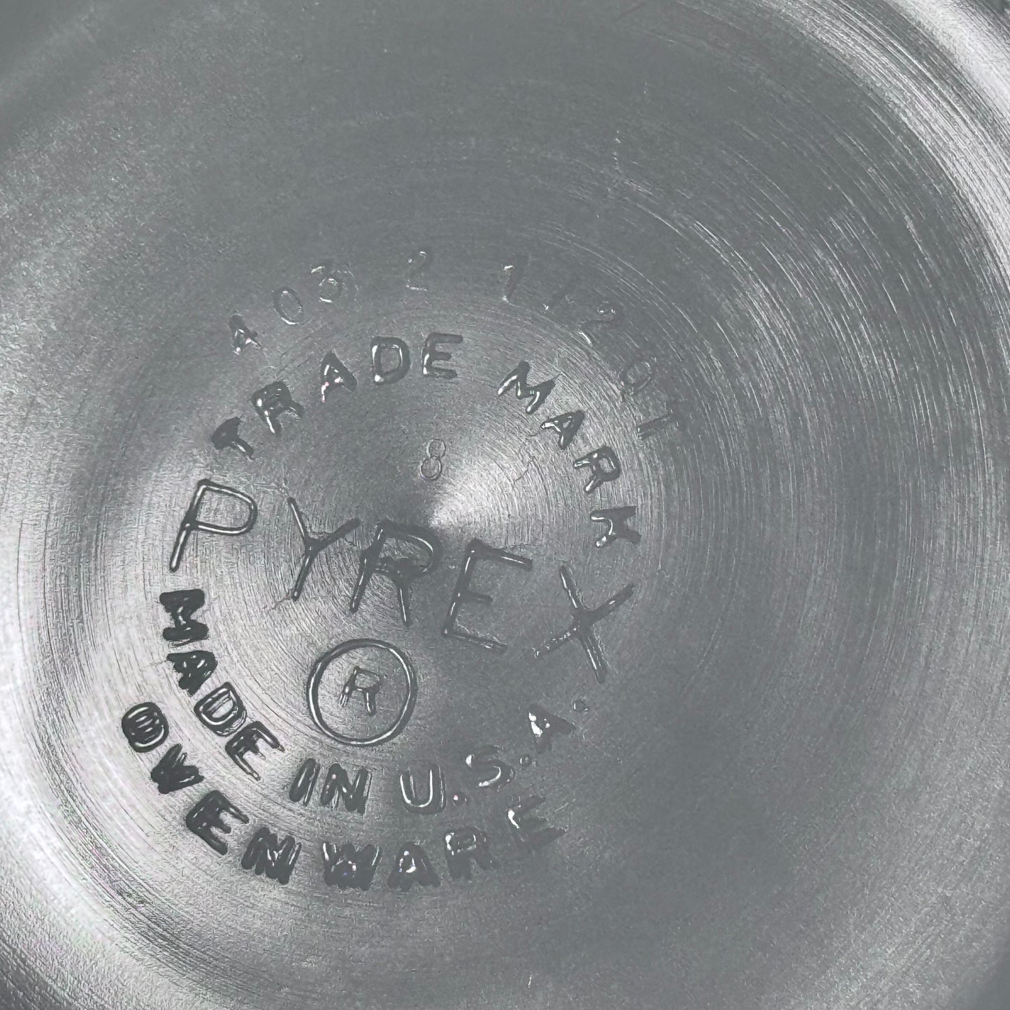 Pyrex #403 & #402 Verde Green Nesting Bowls