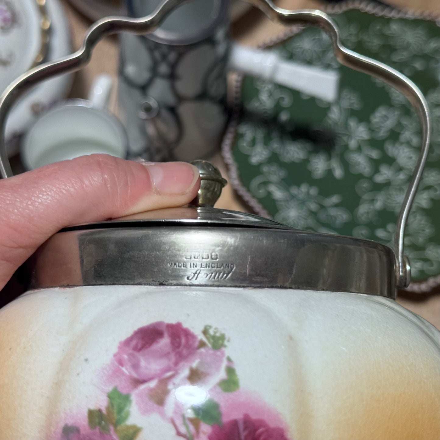 Biscuit Barrel Floral Design