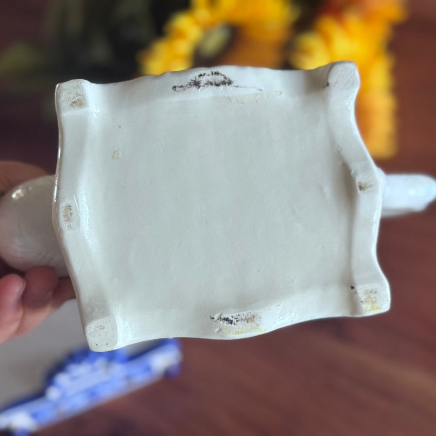 Whimsical Blue Dresser/Wardrobe Teapot