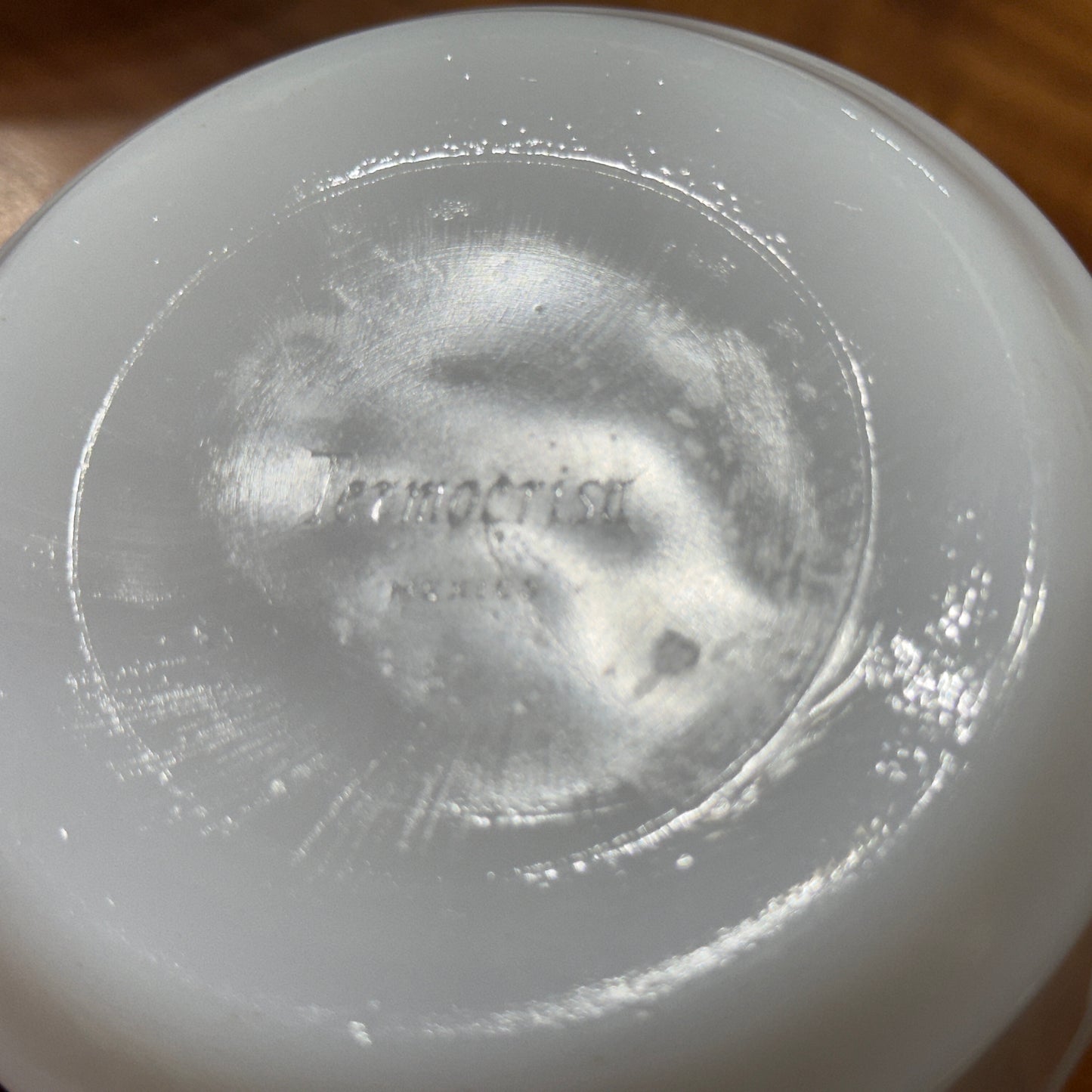 Dynaware PYR-O-REY 'Brown Daisy' Milk Glass Chili/Soup Bowls