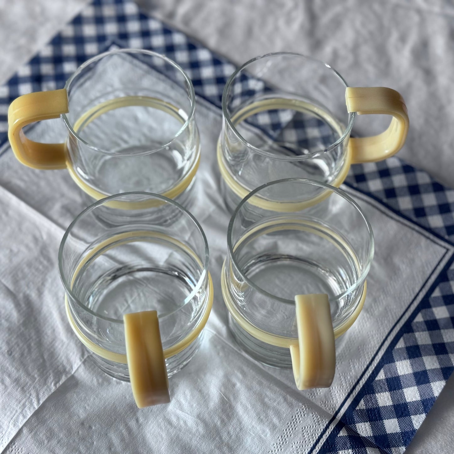 Perma Brew Plastic Handled Glass Cups