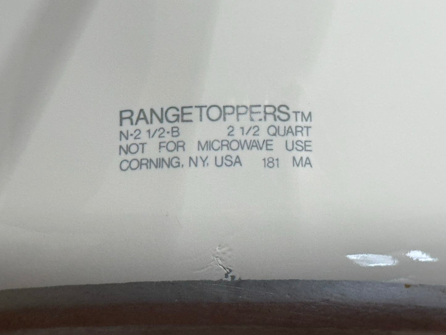 Corning Ware Blue Cornflower RANGETOPPERS